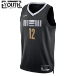 Memphis Grizzlies Trikot Ja Morant Nike 2023-24 City Edition Schwarz Swingman - Kinder